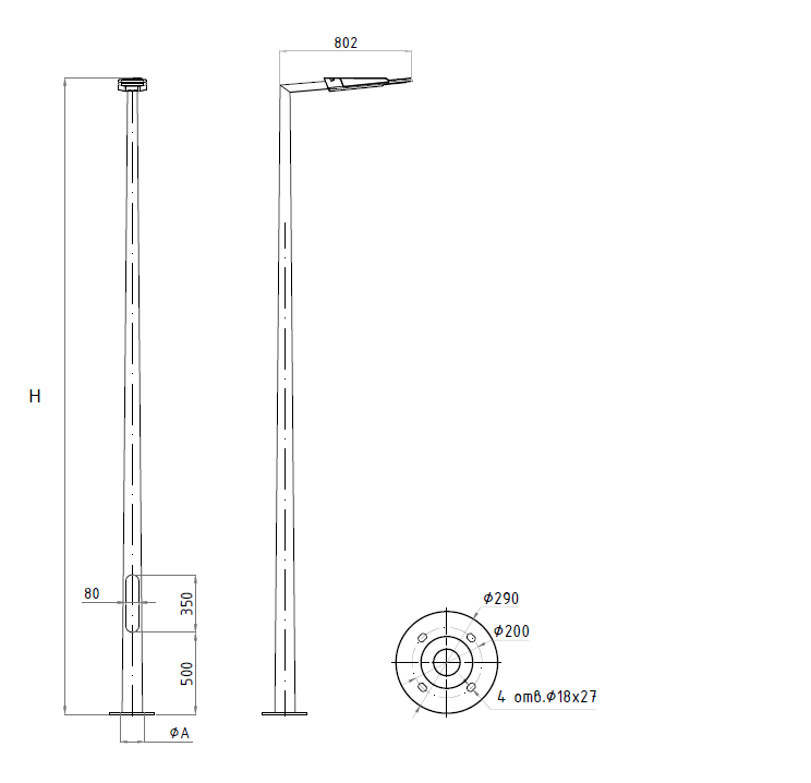 осветительные комплексы GALAXY LED POLE, артикул 4730000140