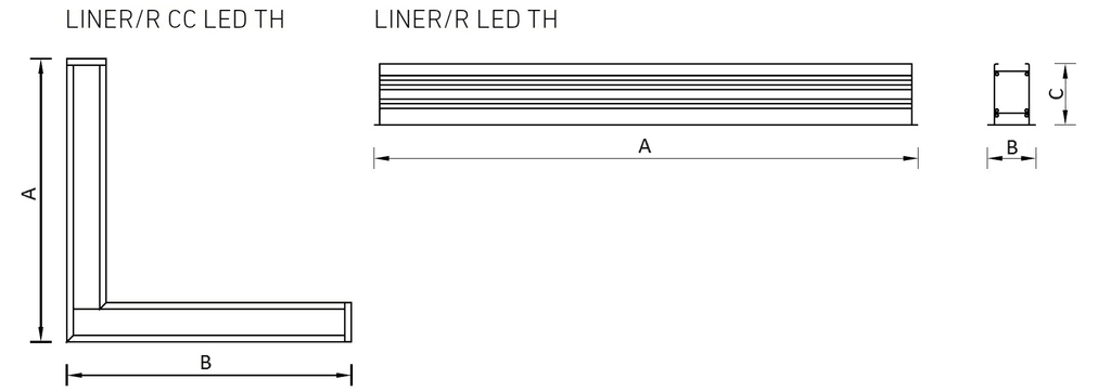 линейные системы LINER/R CC LED 600 TH W HFD 4000K, артикул 1474001240